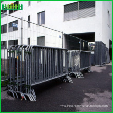 Hot dipped galvanized pedestrian metal traffic crowd control portable mobile barrier